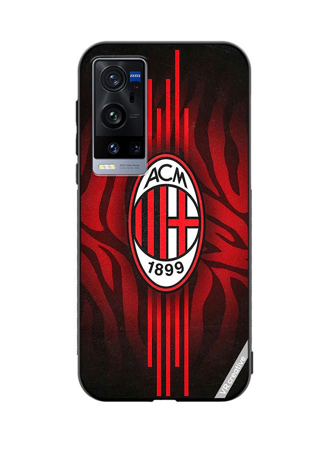 VR CREATIVE Protective Case Cover For Vivo X60 Pro Plus Acm Logo Design Multicolour - Image 1