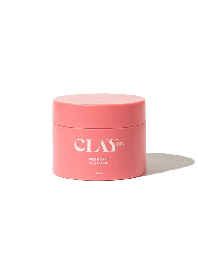 Clayco. Rice & Sake Sleep Mask 50 Ml | Face Mask For Glowing Skin | Night Cream For Glass skin | Japanese Skincare Routine | Sulphate Free & Vegan - Image 1