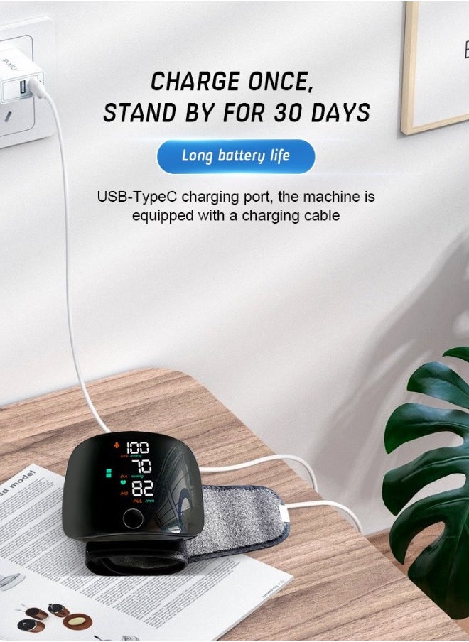 Blood Pressure Monitor Voice Broadcasting Portable for Home Travel Use