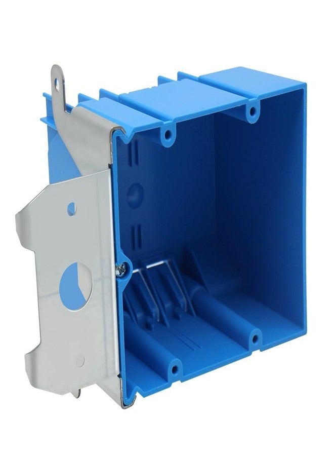 XGGYA 2 Gang Electrical Box Adjustable,Blue Electrical Boxes Plastic,34 Cubic Inch Plastic Outlet Box for Flexibly Adjusted,AWG Standard(1 Pack) - Image 1
