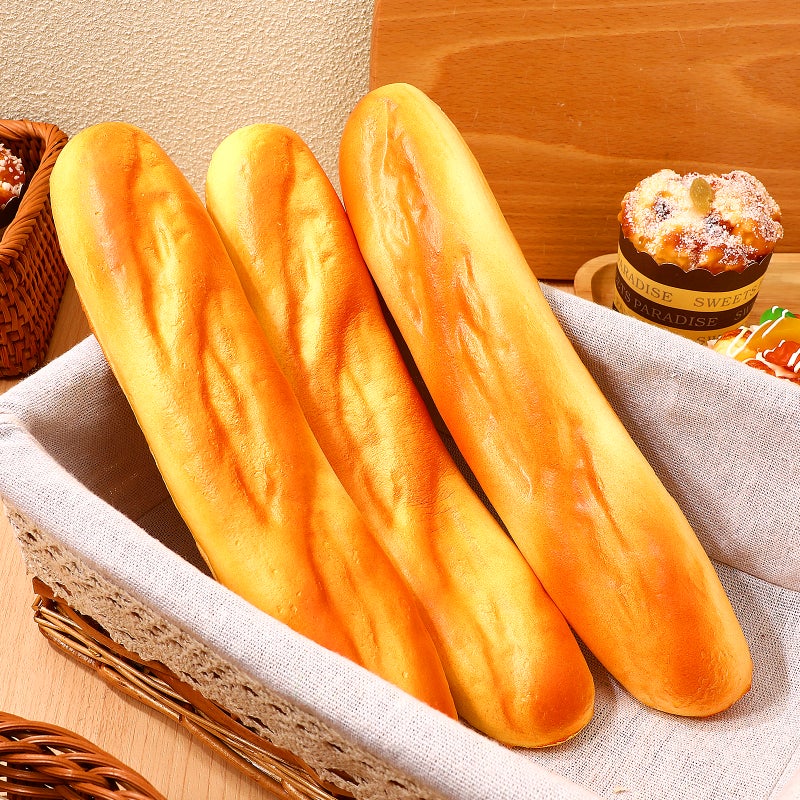 3pcs Simulation Bread Photography Props PU Artificial Food DIY Ornament Food Props for Adult Kids Children - Image 2