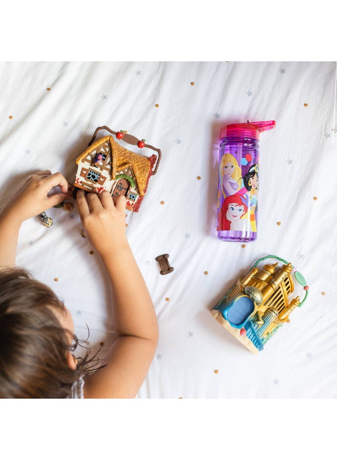 Disney Princess Bottle Eco Zen 580ml Multicolor Water Bottle Drinking Bottle Hydration Bottle Tumbler Flask Portable Glass Travel Mug - Image 5