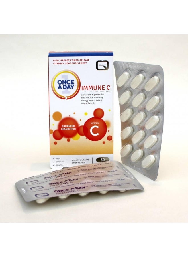 Quest Once A Day Immune C Tablet 30'S - Image 2