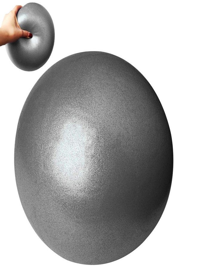 آيريس كرة تمارين صغيرة من IRIS Fitness، مقاس 9 بوصات / 23 سم، كرة تمارين بيلاتس صغيرة الحجم، كرة ثبات للثبات، تمارين البار، البيلاتس، اليوغا، تمارين تقوية عضلات الجذع والعلاج الطبيعي (رمادي) - Image 1