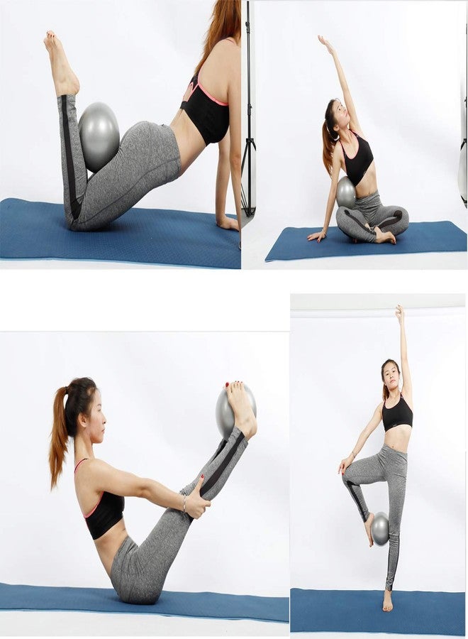 آيريس كرة تمارين صغيرة من IRIS Fitness، مقاس 9 بوصات / 23 سم، كرة تمارين بيلاتس صغيرة الحجم، كرة ثبات للثبات، تمارين البار، البيلاتس، اليوغا، تمارين تقوية عضلات الجذع والعلاج الطبيعي (رمادي) - Image 4