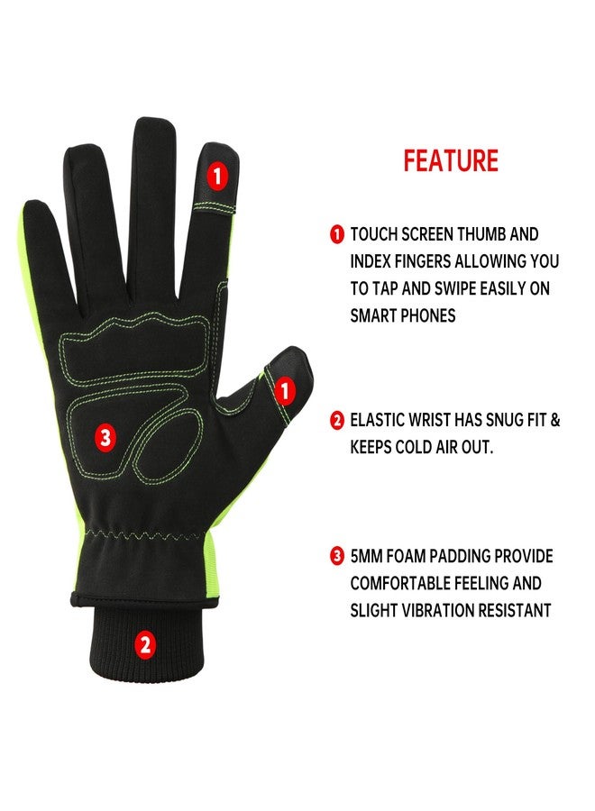 DULFINE 100% Waterproof Winter Work Gloves for Men, High Dexterity Touch Screen for Multipurpose,Excellent Grip (X-Large) - Image 3