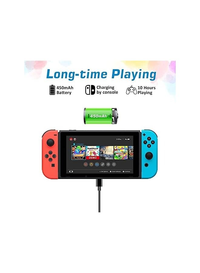 PROMASS Controller Compatible with Nintendo Switch/Lite/OLED,Replacement for Switch Joy Pad,Wireless Controllers Support Dual Vibration/Wake-up/Motion Control - Image 4