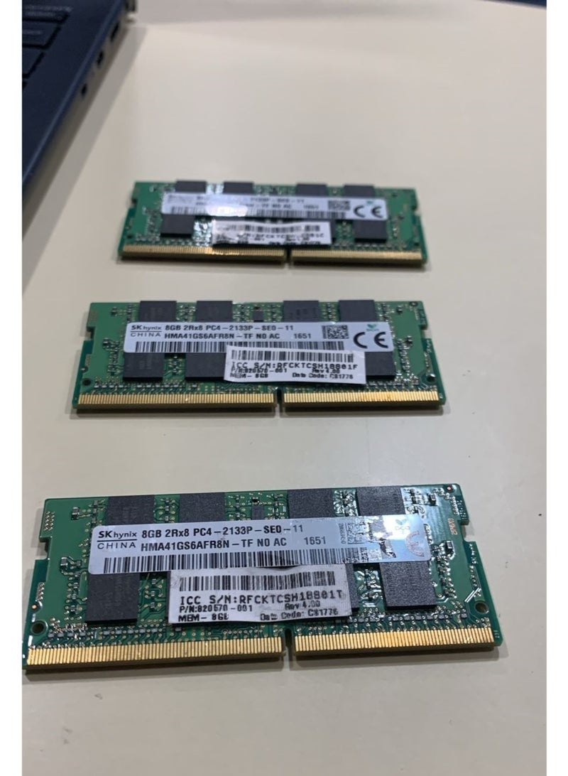 SK Hynix 8GB HMA41GS6AFR8N-TF 2Rx8 PC4-2133P DDR4 Laptop RAM Memory - Image 2