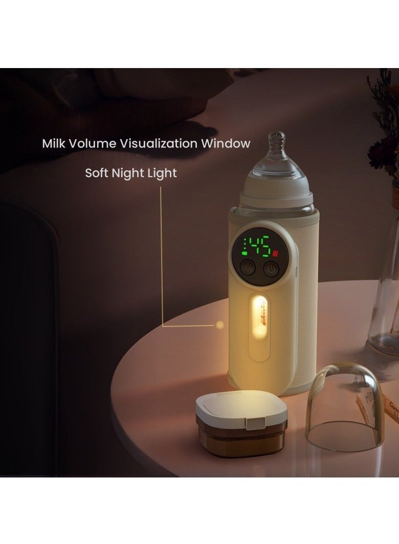 ARUWA Baby Bottle Warmer, Portable Bottle Warmer, Portable Water Warmer, Bottle Warmer On The Go, 5th Generation Portable Bottle Warmer for Travel Wireless Portable Baby Milk Warmer (1 pcs) - Image 3