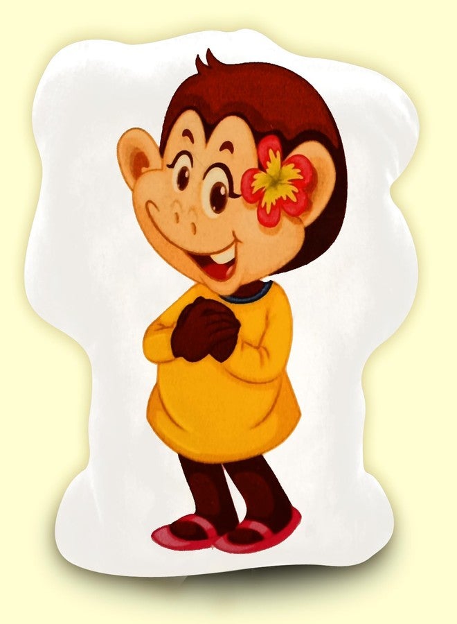 Avirons Fun Monkey Pillow for Kids - Soft, Snuggly, and Playful Plush Cushion Ideal for Naptime, Playtime, or Relaxing, Adding Jungle-Themed Comfort and Joy to Their Room - Image 1