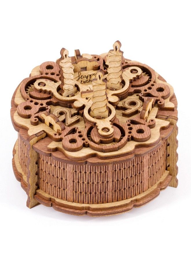 iDventure Birthday Cake Gift 3D Puzzle Box Tricky Gift Packaging For Birthday Adults And Teens Puzzle Box For Money Gifts Vouchers And Much More. (10.5 Cm Diameter X 6.5 Cm Height) Brainteaser - Image 2