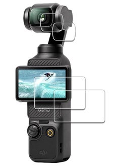 Lens & Screen Protector for DJI Osmo Pocket 3 Screen Protector [2+2 Pieces] Tempered Glass Easy Installation