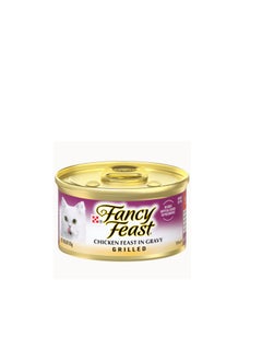 Nestle nestle purina fancy feast grilled cat wet food chicken 85g pack of 6 