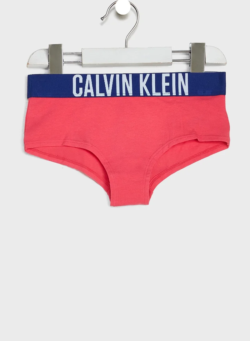 Calvin Klein Jeans 2 Pack Youth Logo Band Swim Bikini Bottoms