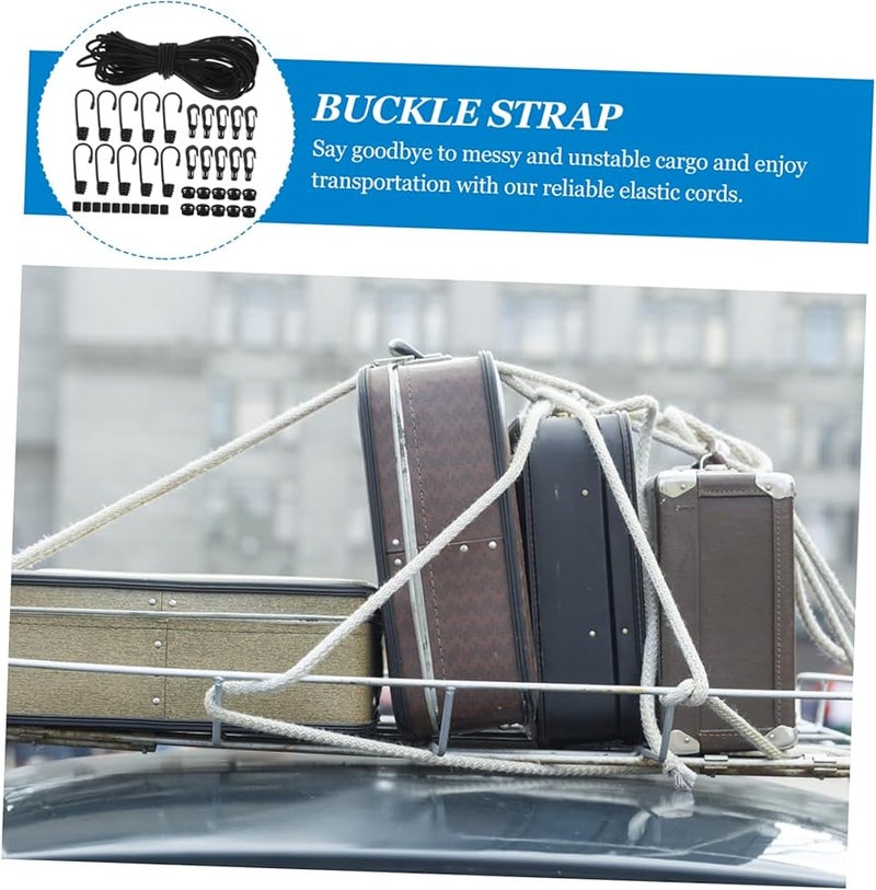 Multi Function Elastic Buckle Strap Set for Camping Outdoor Tents Cargo Tie Down Straps High Elasticity - Image 4