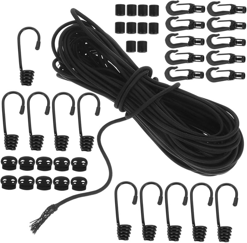 Multi Function Elastic Buckle Strap Set for Camping Outdoor Tents Cargo Tie Down Straps High Elasticity - Image 2