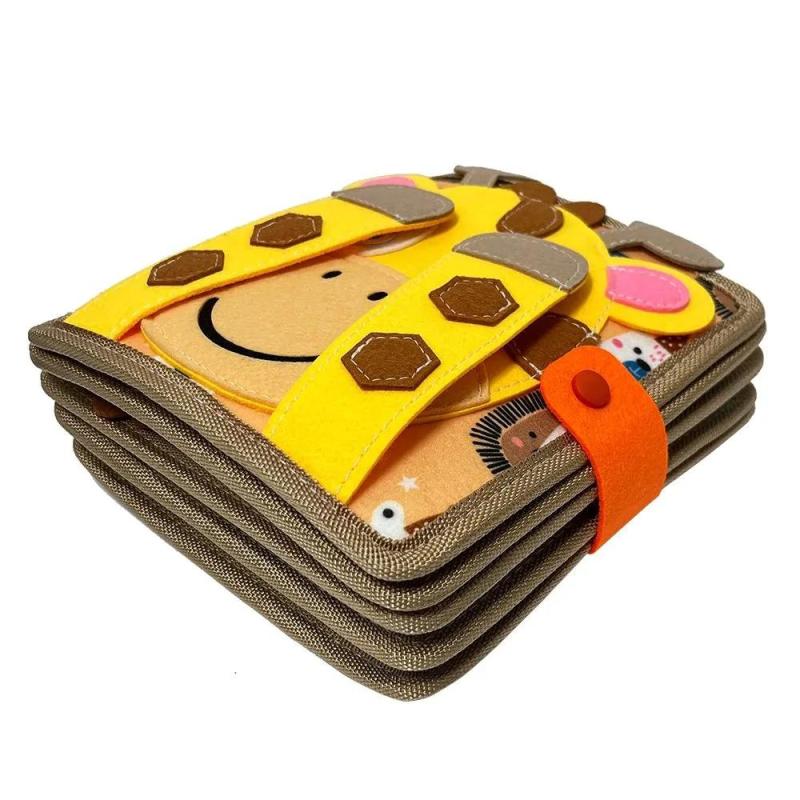 Sensory Book: 20*20*6 Cm Engaging Felt Fabric - Portable Kid-sized Design Montessori Early Learning Toy for Travel, Preschoolers Ages 1-6 - Image 5