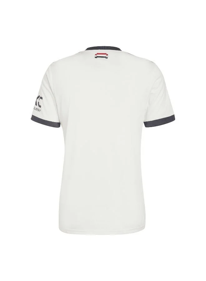 Adidas Mufc 3 Jsy White Football Jerseys For Men Xs