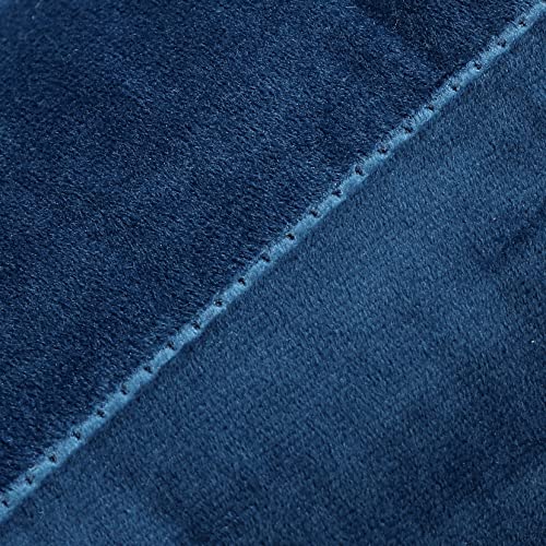 NiNi ALL Decorative Throw Pillow Covers Pack of 2 Velvet Throw Pillow Cases for Couch Pillows Cover Bedroom Living Room Outdoor Blue Pillow Covers 18x18 Inch - Image 5