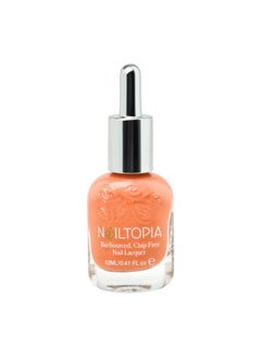 Nailtopia Biosourced Chip Free Nail Lacquer All Natural Strengthening Biotin And Superfoodinfused Polish Chip Resistant Formula Quickdry Long Lasting Wear Queen Of Queens 0.41 Oz  - Image 1