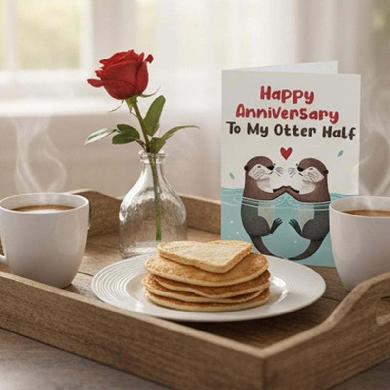 Happy Anniversary Card with Genuine Message for Couple Husband or Wife Wonderful Gift to Celebrate Love Tender Anniversary Card - Image 3