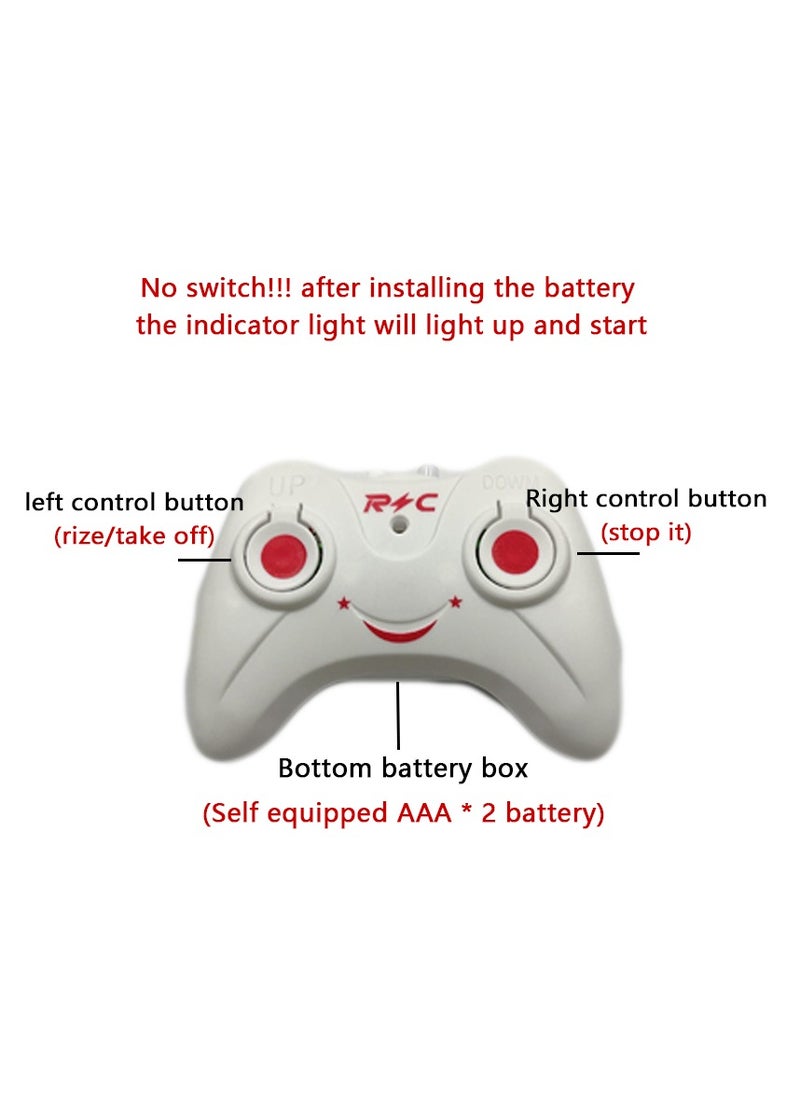 AROAQ Rc Helicopter, Toy Helicopter With Sensor And Remote Control, Safe Fall-resistant Rechargeable Mini Rc Drone Helicopter For Children, (Red)  - Image 2
