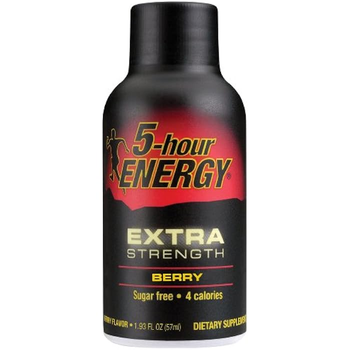 5-Hour Energy Extra Strength Dietary Supplement, Berry, 4 Count - Image 2