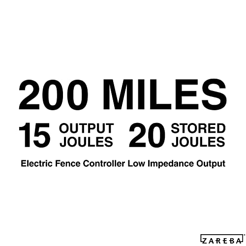 Zareba 200-Mile AC-Powered Low Impedance Electric Fence Charger - EAC200M-Z - Contain Cattle, Horses, Pigs, Sheep - Keep Out Predators - Image 3