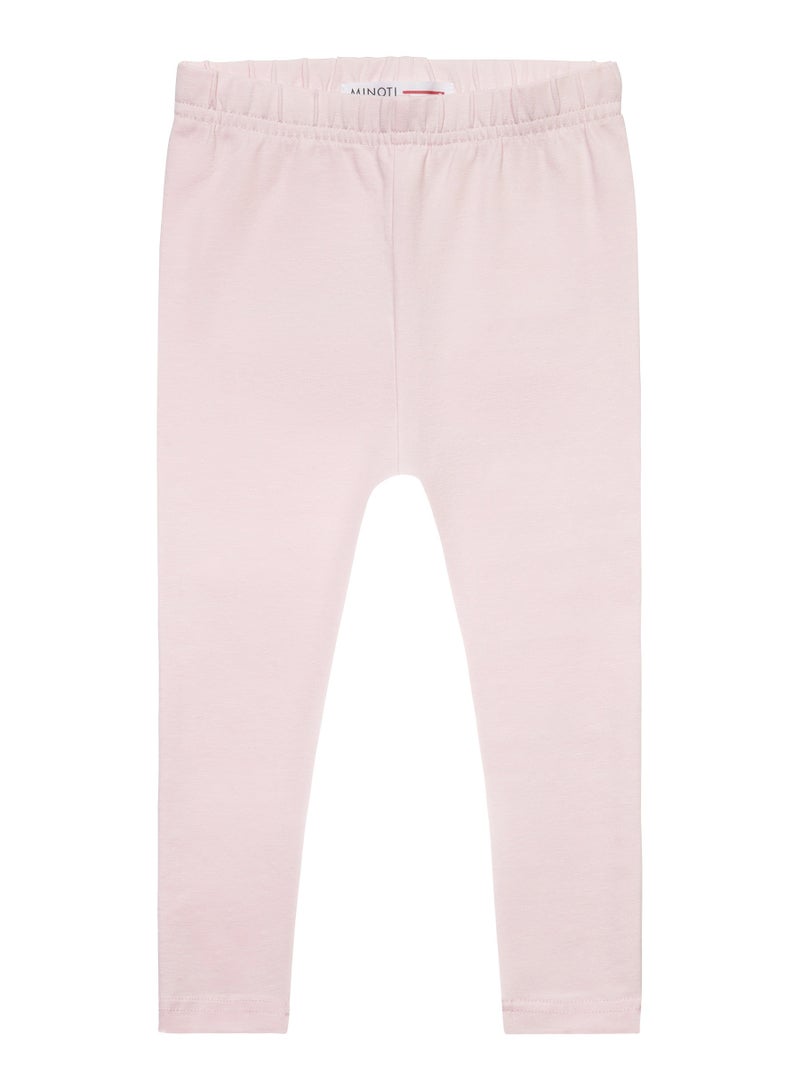MINOTI Kids Girls' Basic Cotton Stretchy Leggings - Image 1