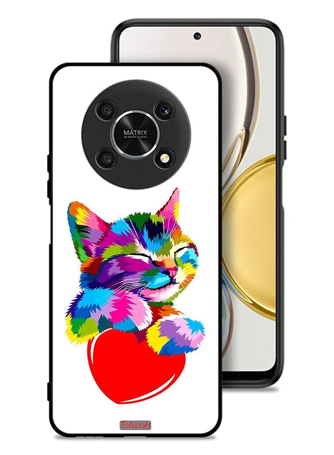 Tolwak Honor X30 5G Protective Case Cover Colourful Kitten - Image 1