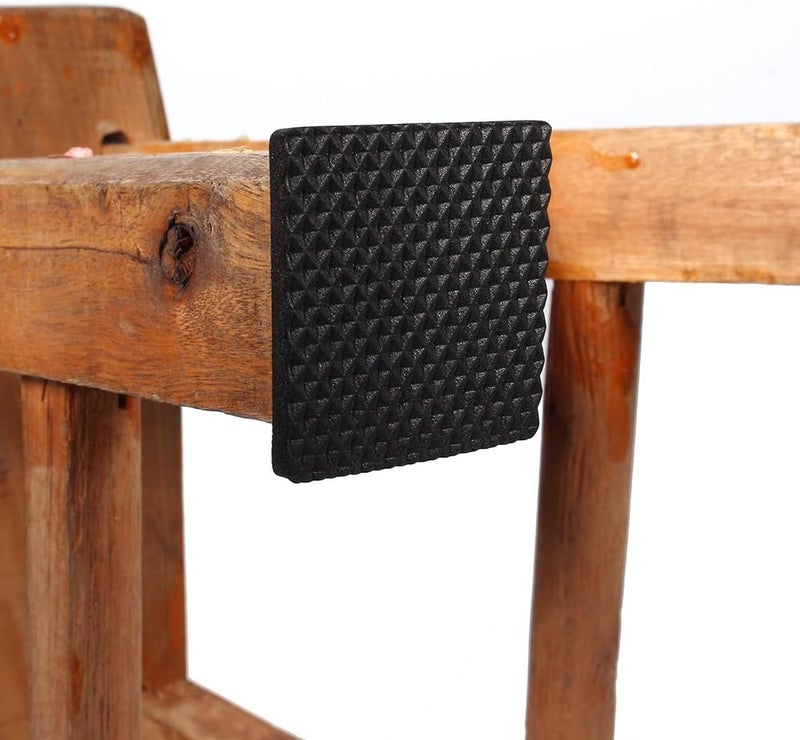 woobles Rubber Feet Pads,  Protector Rubber Pad, 12pcs Black Non-Slip Self Adhesive Floor Protectors Furniture Sofa Table Chair Rubber Feet Pads for Protecting Wooden Floor, Desk Surface and Wall etc- - Image 4