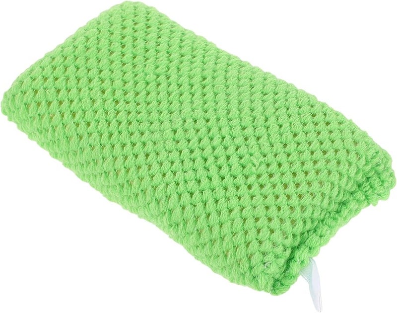 Green Non Stick Dishwashing Sponge Scrubber Pad Multipurpose Kitchen Cleaning Cloth - Image 1