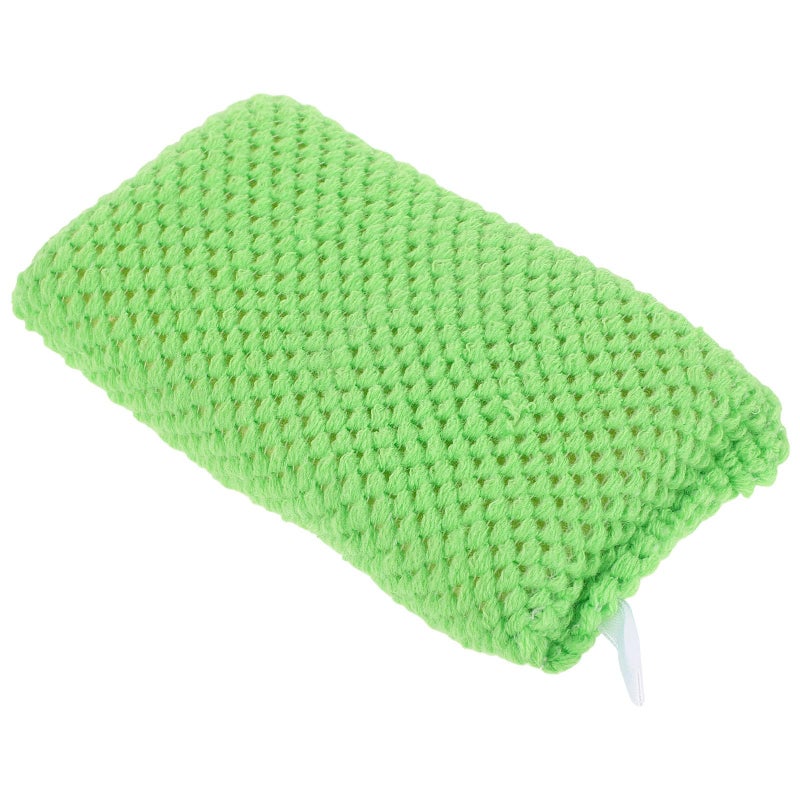 Green Non Stick Dishwashing Sponge Scrubber Pad Multipurpose Kitchen Cleaning Cloth - Image 2