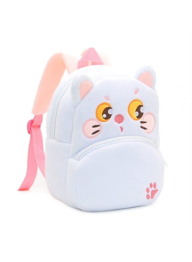 NIBEMINENT Cute Toddler Backpack,Cartoon Cute Animal Plush Backpack Toddler Mini School Bag for Kids Age 2-6 Years Old  - Image 3