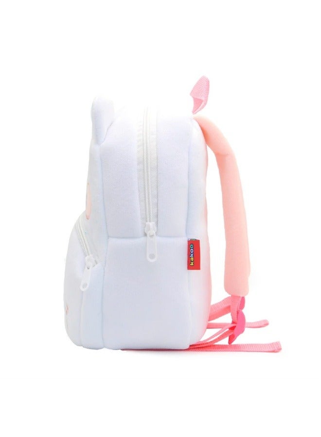 NIBEMINENT Cute Toddler Backpack,Cartoon Cute Animal Plush Backpack Toddler Mini School Bag for Kids Age 2-6 Years Old  - Image 4