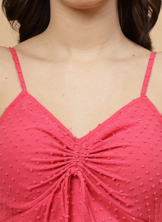 RAASSIO فستان A-Line وردي للنساء - Image 2