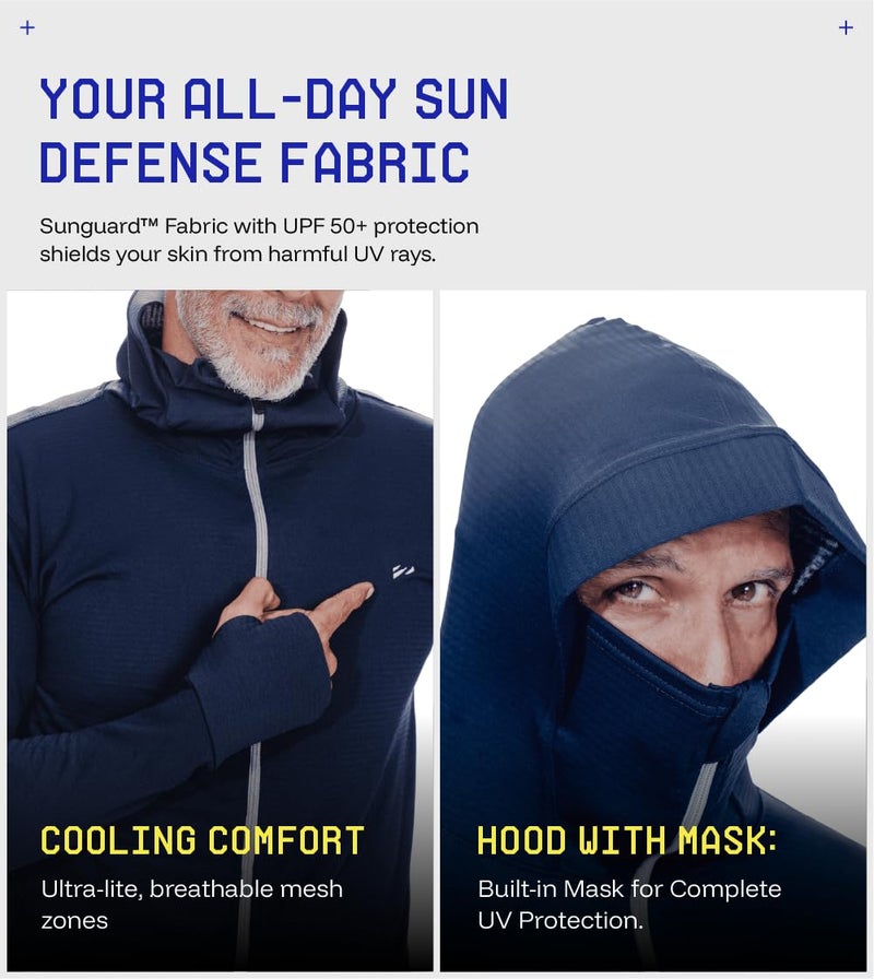 BLUE TYGA Sunscreen Jacket 2.0 - Advanced Protection from Sun & Pollution - UPF 50+ Protection - Image 5