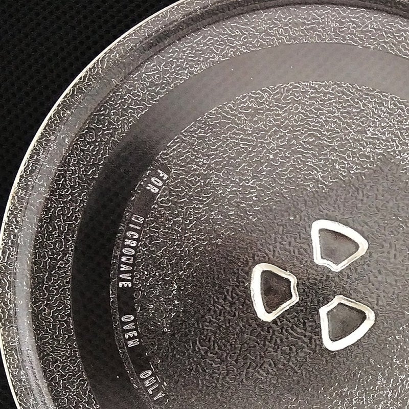 METER STAR 12.5" Microwave Turntable Glass Plate Replacement for Panasonic 12570000008334 & Frigidaire 5304509437 - Y-Bottom General, Heat-Resistant & Universal Fit (12.5 Inch) - Image 2