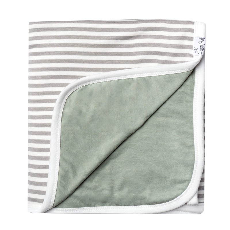 Copper Pearl Everest ThreeLayer Baby Quilt Soft Breathable Cozy Toddler Blanket 46x46 Premium PolyesterRayon