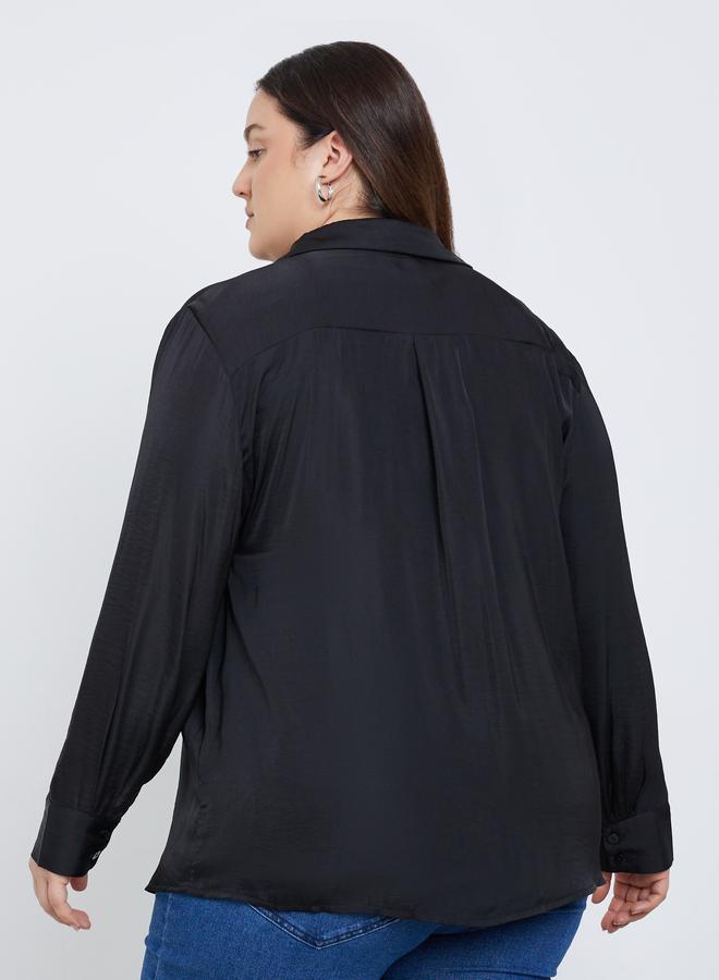 ستايلي قميص بأكمام طويلة - مقاس كبير - Image 5