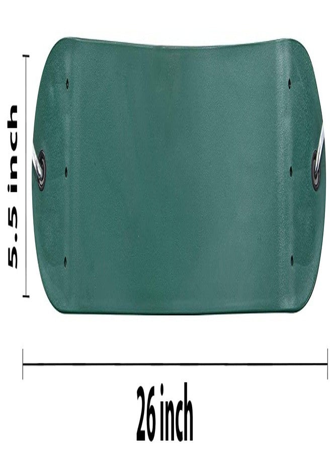 REZNOR مقعد أرجوحة بلاستيكي شديد التحمل من ريزنور، للاستخدام التجاري، كرسي أرجوحة خارجي، أخضر - Image 2