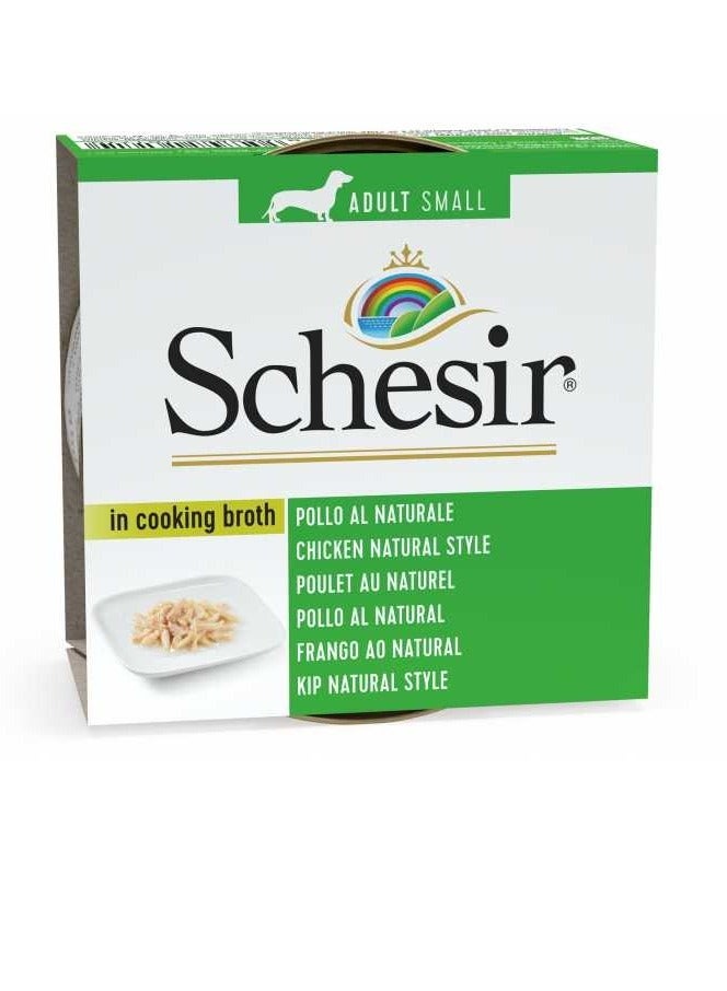 Schesir Chicken Natural Style Wet Food For Adult Small Dogs - Image 1