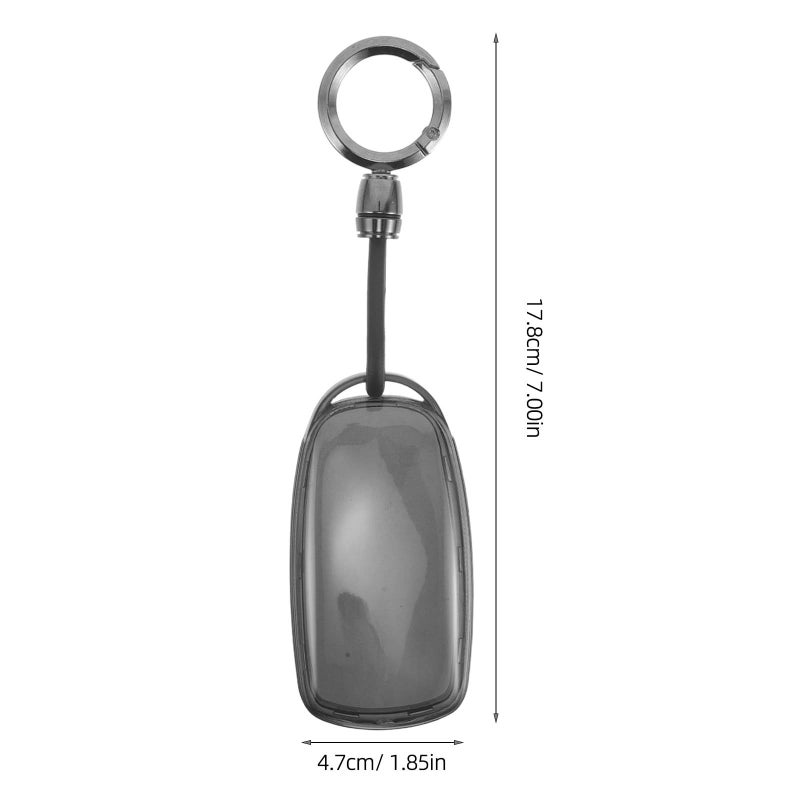 Key Fob Protector Compatible For Chery 24 5x4 7x1 5cm Black Full Wrap Shell With Wrist Strap - Image 3