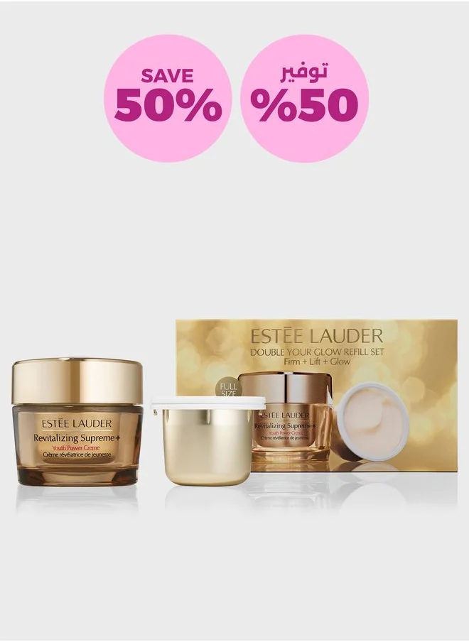 ESTEE LAUDER Revitalizing Supreme+ Creme Moisturizer Refill Set, Savings 50%