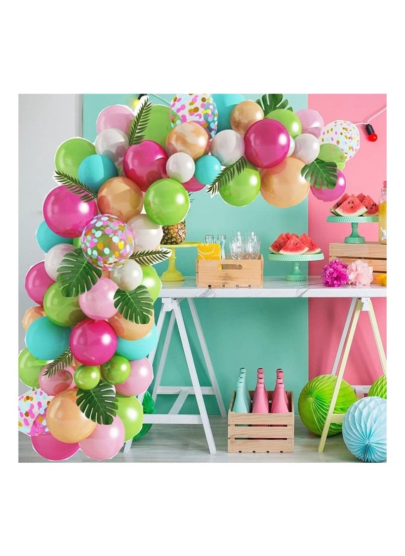 LA FIESTA - 110 Piece Hawaii Theme Balloons - Image 1