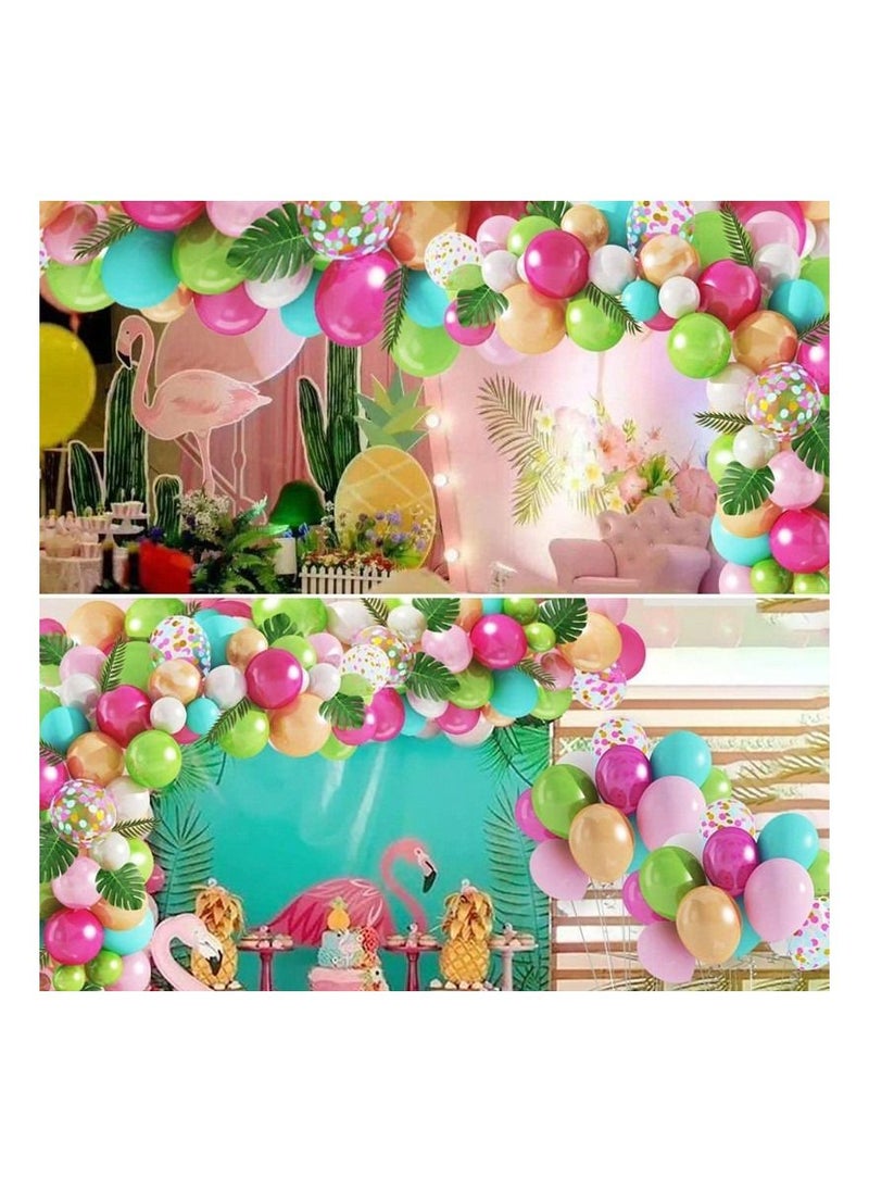 LA FIESTA - 110 Piece Hawaii Theme Balloons - Image 1