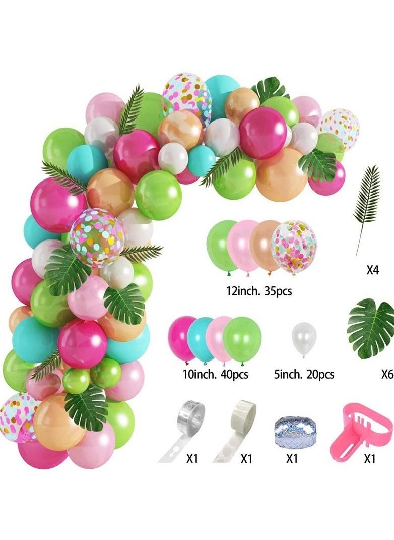 LA FIESTA - 110 Piece Hawaii Theme Balloons - Image 1