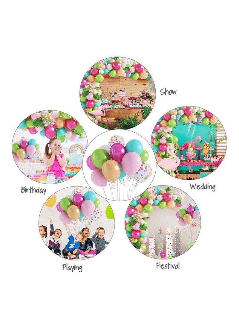 LA FIESTA - 110 Piece Hawaii Theme Balloons - Image 1