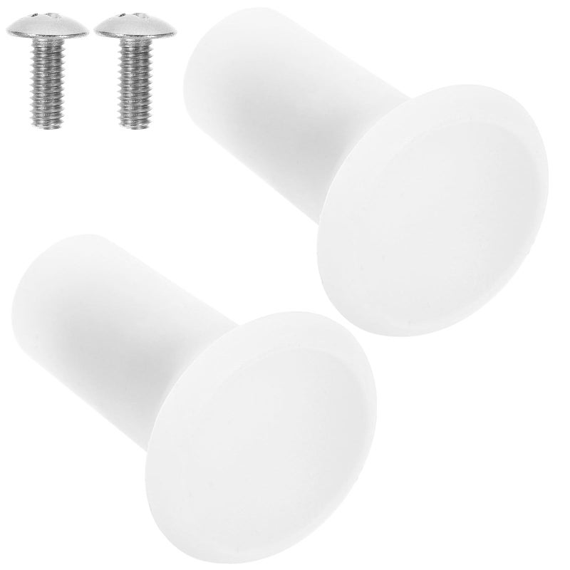 White Pegboard Hooks 2 Pack Small Sturdy Tool Hangers for Garage Workshop Storage - Image 2