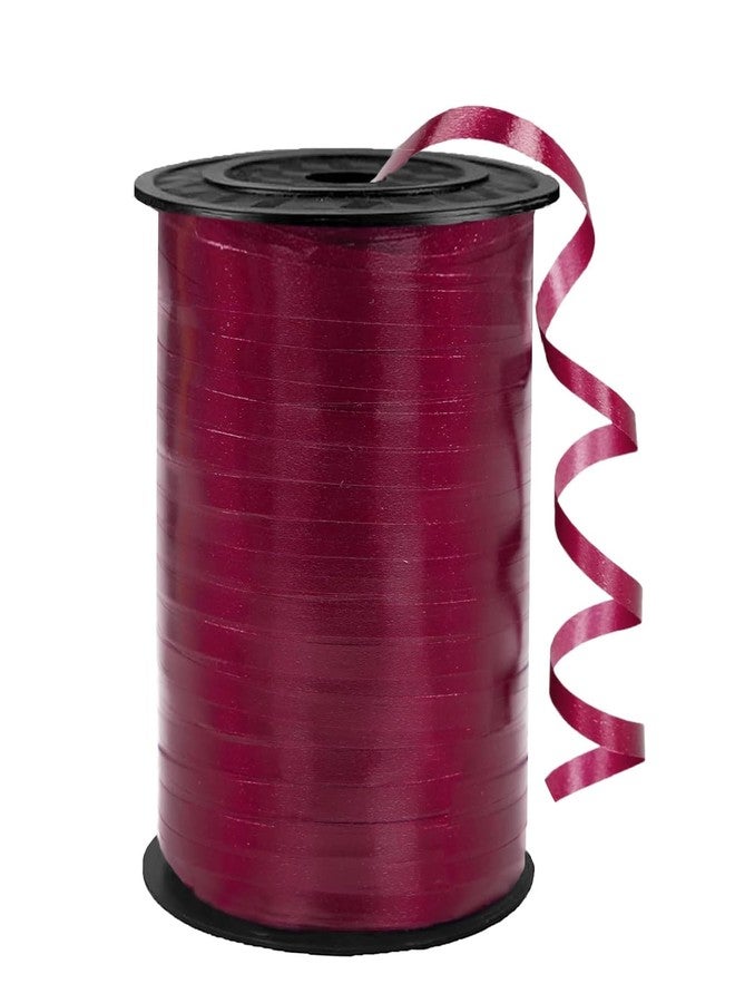 WFAUIBR Premium Burgundy Curling Ribbon, 1/5" Wide x 500 Yards,for Gift Wrapping Balloon Ribbon, Balloon String, for Party Birthday Wedding Decoration, Art Crafts, Florist Flower - Image 1